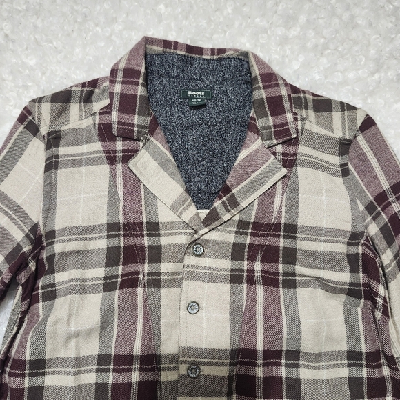 Vintage Roots Plaid Flannel Shirt Dress Xs  Tartan Cozy Tunic - Picture 9 of 15